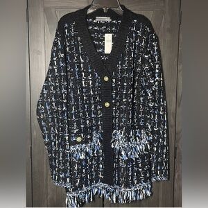 NWT Anthropologie Knit Cardigan Sweater-Medium